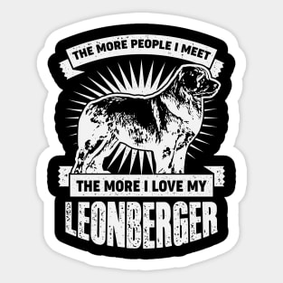 Leonberger Dog Lover Gift Sticker